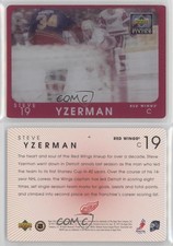 1997-98 Upper Deck Diamond Vision Steve Yzerman #4 HOF