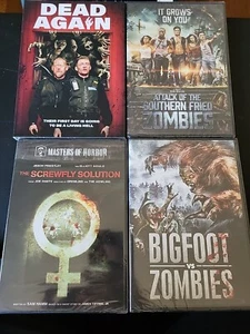 Zombie Horror 4 DVD (Dead Again, Bigfoot, Screwfly Solution, Southern Fried) - Foto 1 di 9
