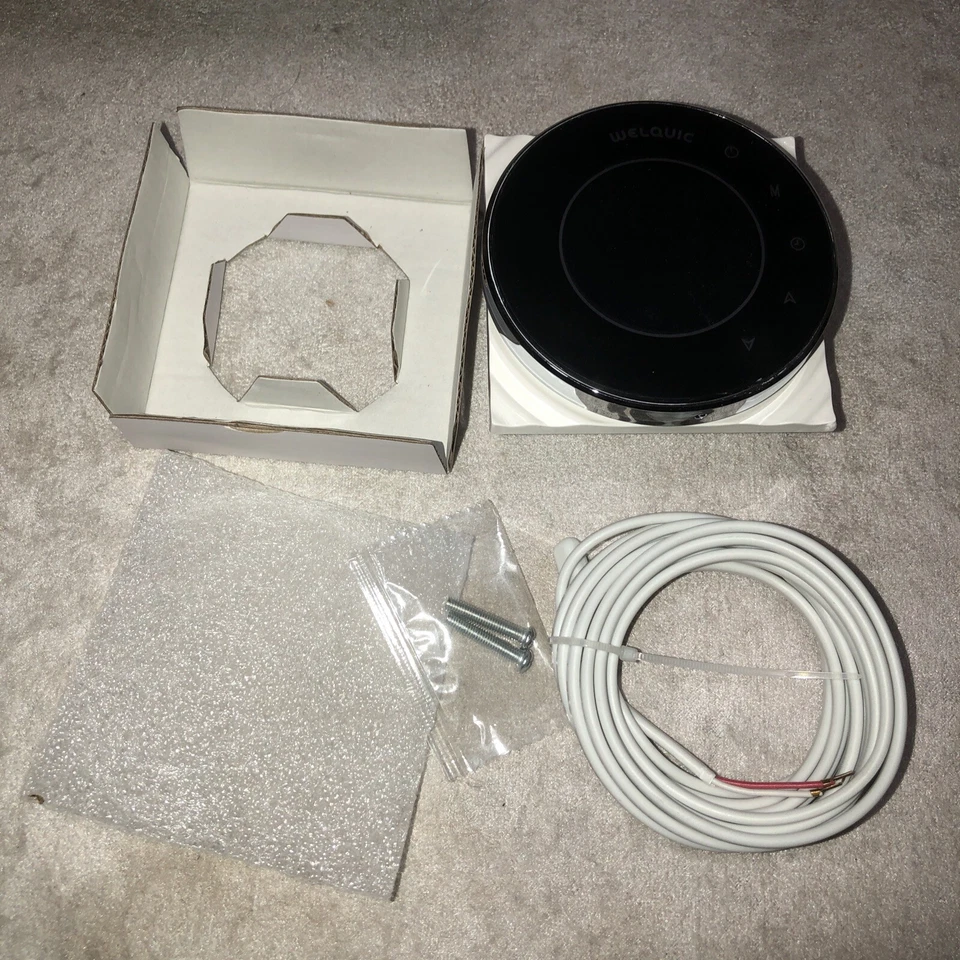 WELQUIC ELECTRIC HEATING THERMOSTAT NEW UNBOXED - Image 1 of 2