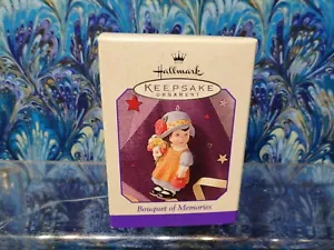 Hallmark 1998 BOUQUET of MEMORIES Girl Flower Spring Easter Christmas Ornament - Picture 1 of 3