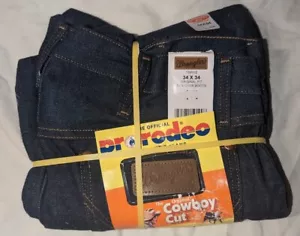 Wrangler Men's Cowboy Cut 42 X 32 Original Fit Jeans Stone Wash NEW 13MWZ - Picture 1 of 3