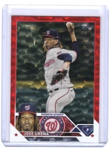Jose Urena /299 ORANGE FOIL 2023 Topps Update #US68 Nationals - Bild 1 von 3