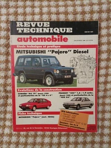 Revue technique Mitsubishi Pajero 2.4 2.5 TD Turbo Diesel 4 D 55 56 Depuis 1983 - Picture 1 of 14