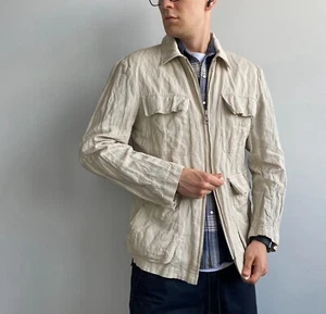 Ann Demeulemeester Herren Cargo Beige Design Jacke Gr. XL (good fit’s M/L)  - Bild 1 von 19
