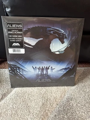 ALIENS - Original Soundtrack - James Horner - Color Vinyl 2 LP Record Album - Image 1 of 2