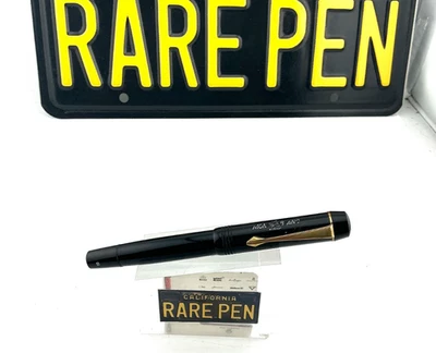 Vintage MONTBLANC 334 1/2 Fountain Pen PISTON FILLED #4 1/2  14C BROAD FLEX nib - Image 1 of 4