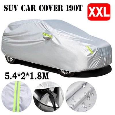 US XXL Full Car Cover Outdoor Waterproof Sun Snow Rain UV Heat Dust Resistant Foto 1 de 4