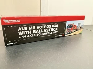 WSI 1:50 Scale Mammoet Ale MB Actros 8x8 W/Ballastbox + 14 Axle Scheuerle Set - Picture 1 of 13