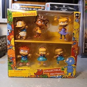 2012 Nickelodeon NickToons Rugrats Collectible Mini Figure Set of 6 by Jazwares - Picture 1 of 5