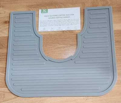 Silicone Coffee Mat for Keurig K Compact Single Serve Coffee Maker Bar Mat NEW - Image 1 of 4
