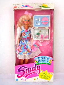 Hasbro Sindy Pretty Picnic Fashion Doll 1990s NRFB Boxed Very Rare - Picture 1 of 5