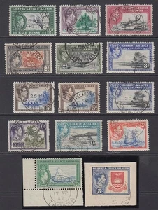 GILBERT & ELLICE IS 1939 KGVI PICT. DEFIN SET (x12) USED & SHADES (ID213/D65947) - Picture 1 of 1