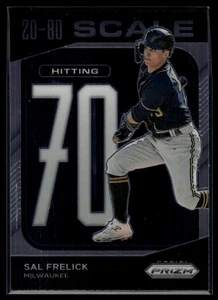 2023 Panini Prizm Sal Frelick 20-80 Scale Milwaukee Brewers #SC1 - Bild 1 von 2