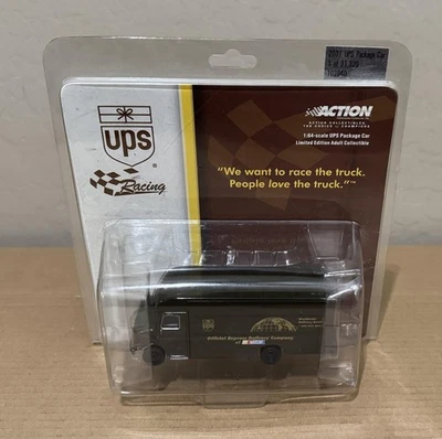 Camión de reparto Dale Jarrett 2001 escala 1:64 UPS NASCAR Action diecast Foto 1 de 4