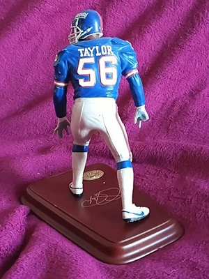 Figura Estatua Lawrence Taylor Danbury Como Nueva Gigantes de Nueva York Salón de la fama NFL Fútbol Foto 1 de 2