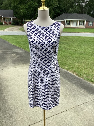 Abito tubino Alyx Limited bluastro viola e bianco taglia 4