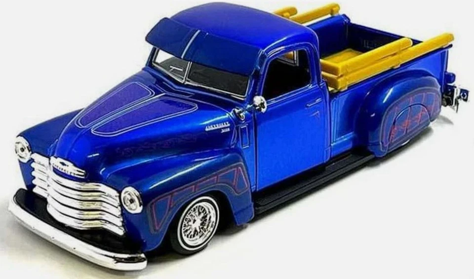 MAISTO, CHEVROLET 3100 Pick- up up 1950 blu, 1/25,  MST32545BLEU - Immagine 1 di 1