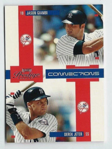 Jeter / Giambi 2004 Playoff Prestige "Connections" BV $6  Foto 1 de 1