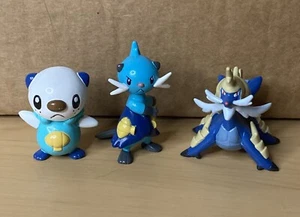 Dewott Oshawott Samurott Pokemon Mini Figure Tomy Authentic Nintendo Set - Picture 1 of 3