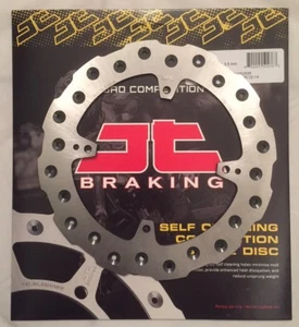 JT Brakes Self Cleaning REAR Wavy Brake Disc Fits HONDA CRF450R (2002 to 2021) - Picture 1 of 1