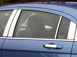 PILLAR POST TRIM 8 Piece Stainless Steel Chrome for Chrysler 200 Sebring PP47782 - Picture 1 of 6