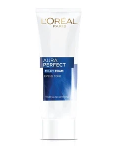 L'Oreal Paris White Aura Perfect Milky Foam Fights Dullness & Evens Tone 100ml - Picture 1 of 4