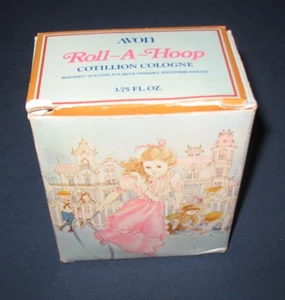 Vintage Avon Roll- A-Hoop Decanter, Cotillion Collection, 3.75 fl oz - Bild 1 von 7