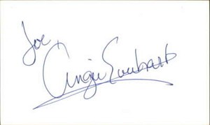 Angie Everhart Actress Last Action Hero Signed 3" x 5" Index Card