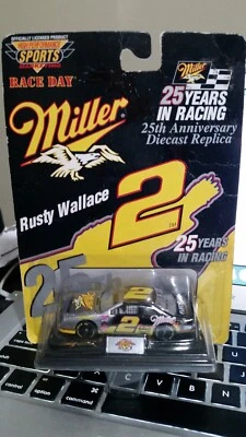 Rusty Wallace #2 Miller/25 Years in Racing 1996 Ford Thunderbird-Revell 1/64 - Image 1 of 3