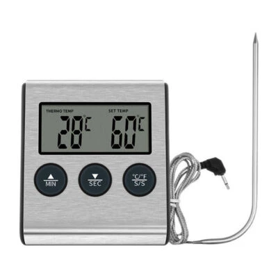 Backofen Kabellos Fleischthermometer Digital Bratenthermometer Grillthermometer - Bild 1 von 4