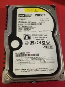 WD Raptor Western Digital 36.7 GB server hard drive WD360GD serial ATA 2005 Drve - Picture 1 of 9
