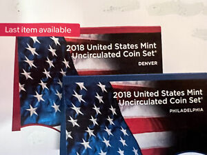 2018 P and D UNITED STATES MINT UNCIRCULATED  20 COIN SET.