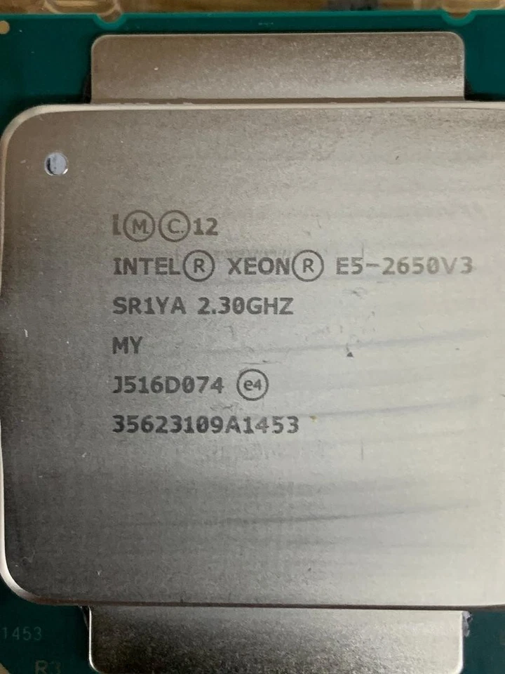 Lot of 3 Intel Xeon E5-2650 v3 SR1YA - Image 1 of 1