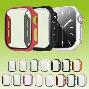 Do Apple Watch Series 10 46 / 42mm Plastikowe etui PC Smart + ochrona Hart szkło - Zdjęcie 1 z 22
