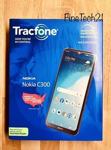 NEW Nokia C300 6.5" HD+ LCD with Tracfone w/1500 Min/Text/Data/365 Days - Picture 1 of 6