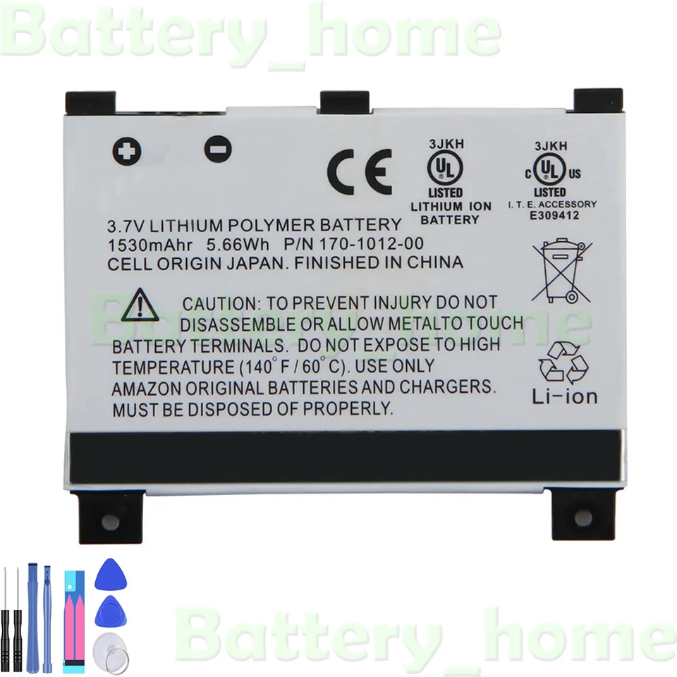 New Battery S11S01B For Amazon Kindle 2 D00511 Kindle DX D00801 DXG S11S01A - Image 1 of 4
