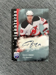 2007-08 Upper Deck Be a Player Signatures Travis Zajac #S-TZ Auto - Bild 1 von 2