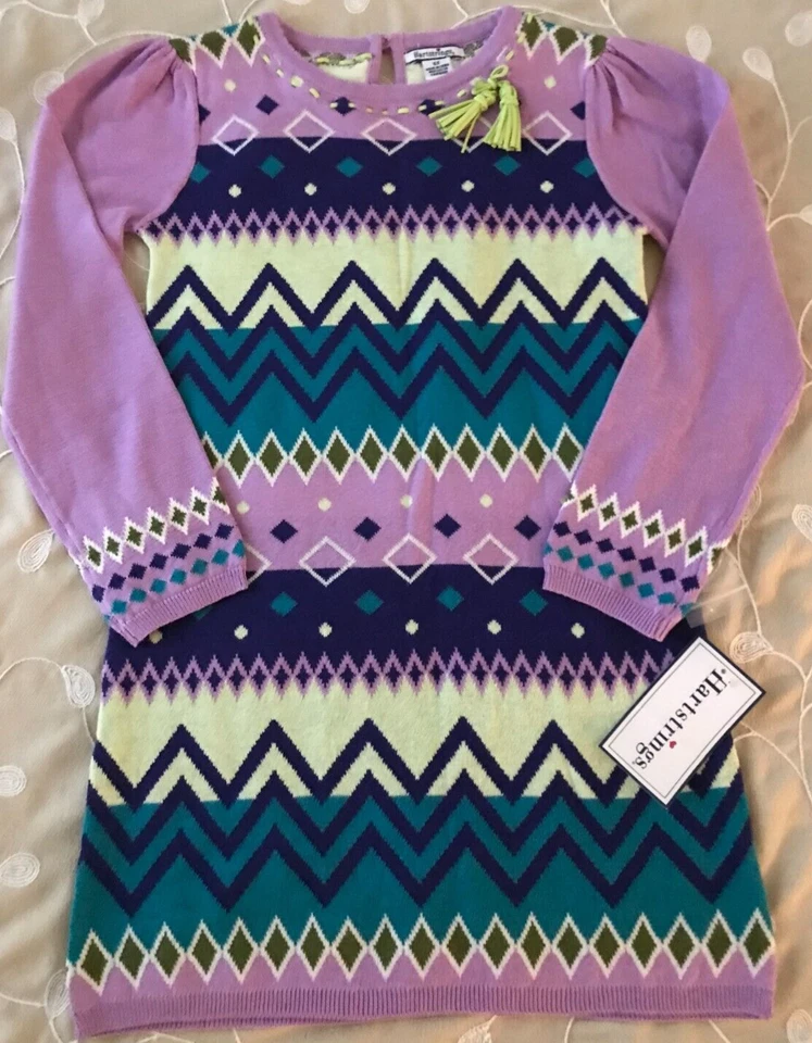 HARTSTRINGS Fine Sweater Knit Dress  - NWT Girls 6X - Image 1 of 1