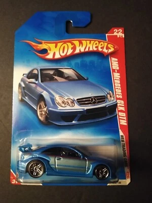 Hot Wheels AMG-Mercedes CLK DTM Blue 22/24 Web Trading Cars Rare HTF Vintage  - Image 1 of 4