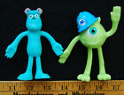 [Figurine Kellogg's Cereal Premiums - 2 Monsters Inc. Bendy - Mike & Sully]