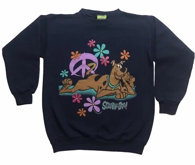 Suéter Vintage 1998 Cartoon Network Scooby-Do Cuello Redondo Niños Talla L 10-12 Foto 1 de 4