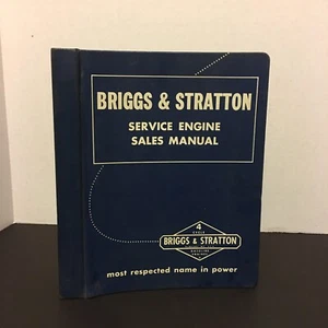 Manual de ventas de motores de servicio Briggs & Stratton catálogo de fábrica OEM libro USADO  - Imagen 1 de 4