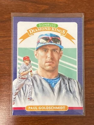 PAUL GOLDSCHMIDT 2020 DONRUSS DIAMOND KINGS ST LOUIS CARDINALS CARD #25 - Image 1 of 2