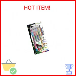 Pentel Arts Krazy Pop Iridescent Gel Pen, (1.0mm) Bold Line, Assorted Ink, Pack - Picture 1 of 2