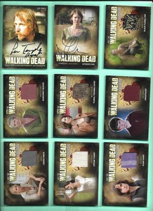 The Walking Dead Season 2 3 Wardrobe Relic Autograph U PICK Maggie Carol ETC