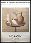1975 * Manifesto Poster Arte Originale &quot;MORANDI - Galleria d&#39;Arte Moderna Bologn