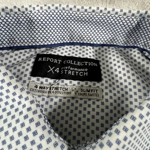 Report Collection X4 Stretch Men’s Slim Fit L Geometric Design Performance - Picture 1 of 6