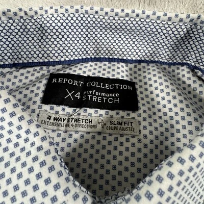 Report Collection X4 Stretch Men’s Slim Fit L Geometric Design Performance - Image 1 of 4