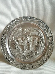 Riskin Pewter crafts Limited Edition "The Blacksmiths Workshop" First Issue - Picture 1 of 6