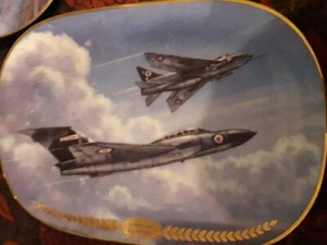 Three Vintage Collectible The Skys The Limit Davenport Porcelain Plate Unbox - Picture 1 of 3